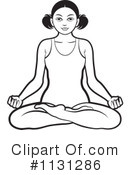 Meditating Clipart #1131286 by Lal Perera