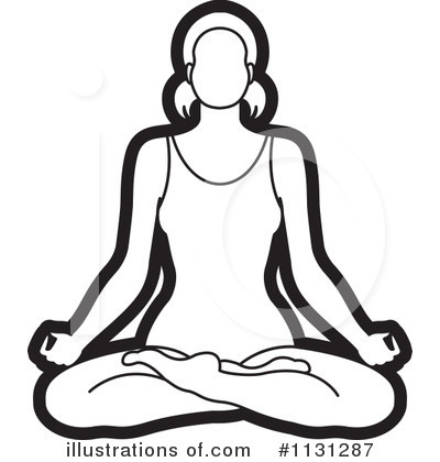 Meditate Clipart #1131287 by Lal Perera