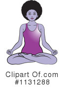 Meditating Clipart #1131288 by Lal Perera