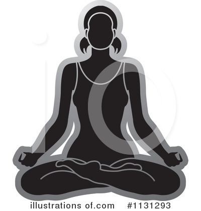 Meditate Clipart #1131293 by Lal Perera