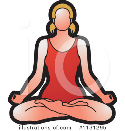 Royalty-Free (RF) Meditating Clipart Illustration by Lal Perera - Stock Sample #1131295