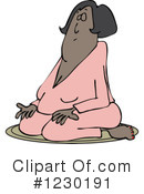 Meditating Clipart #1230191 by djart