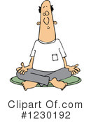 Meditating Clipart #1230192 by djart