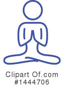 Meditating Clipart #1444706 by ColorMagic
