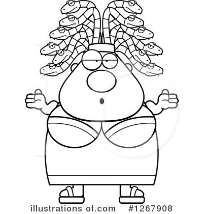 Royalty-Free (RF) Medusa Clipart Illustration by Cory Thoman - Stock Sample #1267908
