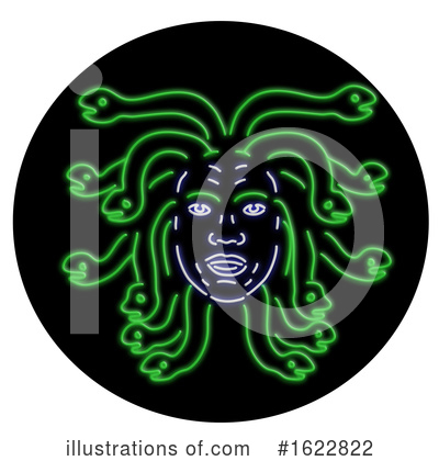 Royalty-Free (RF) Medusa Clipart Illustration by patrimonio - Stock Sample #1622822