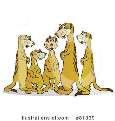 Royalty-Free (RF) Meerkat Clipart Illustration by Snowy - Stock Sample #81339