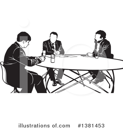 Royalty-Free (RF) Meeting Clipart Illustration by dero - Stock Sample #1381453