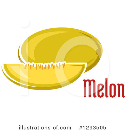Royalty-Free (RF) Melon Clipart Illustration by Vector Tradition SM - Stock Sample #1293505