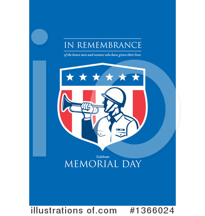 Memorial Day Clipart #1366024 by patrimonio