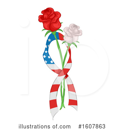 Royalty-Free (RF) Memorial Day Clipart Illustration by BNP Design Studio - Stock Sample #1607863