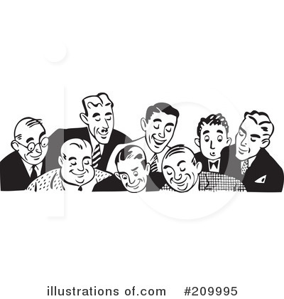 Royalty-Free (RF) Men Clipart Illustration by BestVector - Stock Sample #209995