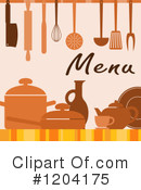 Menu Clipart #1204175 by Vector Tradition SM