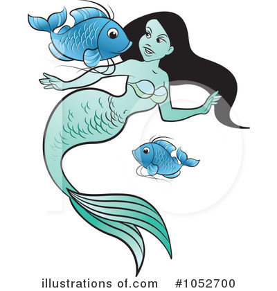 Royalty-Free (RF) Mermaid Clipart Illustration by Lal Perera - Stock Sample #1052700