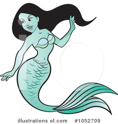 Royalty-Free (RF) Mermaid Clipart Illustration by Lal Perera - Stock Sample #1052709