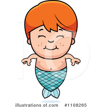 Royalty-Free (RF) Mermaid Clipart Illustration by Cory Thoman - Stock Sample #1108265