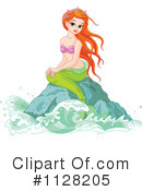 Mermaid Clipart #1128205 by Pushkin