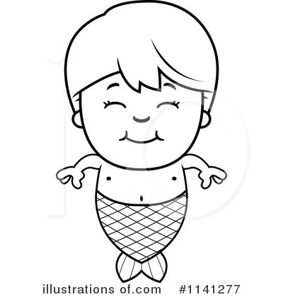 Royalty-Free (RF) Mermaid Clipart Illustration by Cory Thoman - Stock Sample #1141277