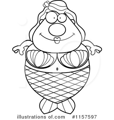 Royalty-Free (RF) Mermaid Clipart Illustration by Cory Thoman - Stock Sample #1157597