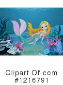 Mermaid Clipart #1216791 by Pushkin