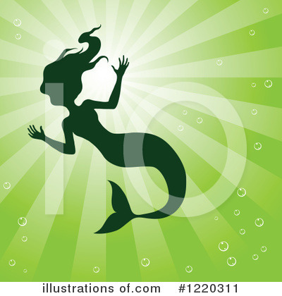 Royalty-Free (RF) Mermaid Clipart Illustration by cidepix - Stock Sample #1220311
