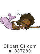 Mermaid Clipart #1337280 by lineartestpilot