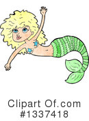 Mermaid Clipart #1337418 by lineartestpilot