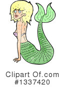 Mermaid Clipart #1337420 by lineartestpilot
