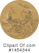 Mermaid Clipart #1454344 by patrimonio