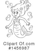 Mermaid Clipart #1456987 by visekart