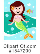 Mermaid Clipart #1547200 by LoopyLand