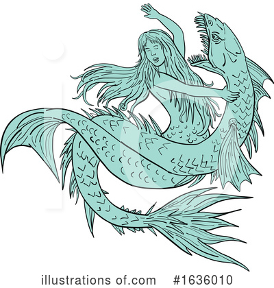 Sea Serpent Clipart #1636010 by patrimonio