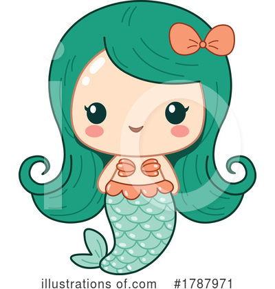 Royalty-Free (RF) Mermaid Clipart Illustration by yayayoyo - Stock Sample #1787971