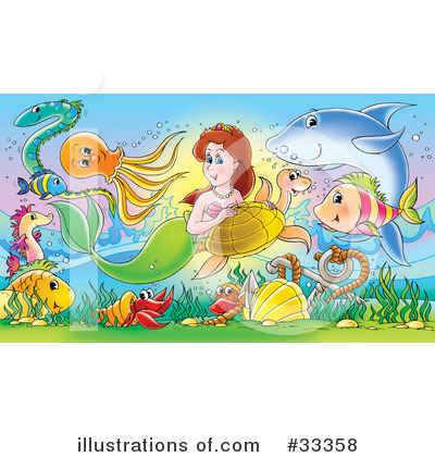 Under The Sea Clipart #33358 by Alex Bannykh