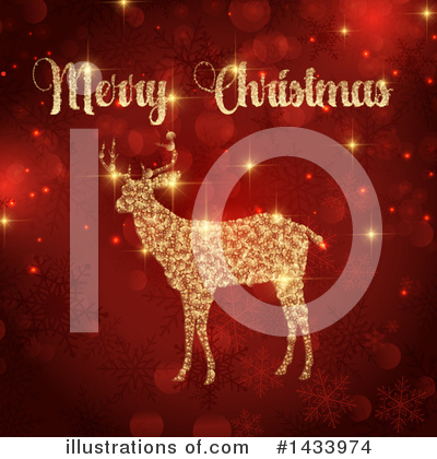 Royalty-Free (RF) Merry Christmas Clipart Illustration by KJ Pargeter - Stock Sample #1433974