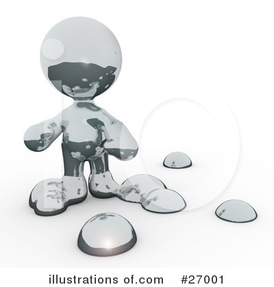Royalty-Free (RF) Meta Man Clipart Illustration by Leo Blanchette - Stock Sample #27001