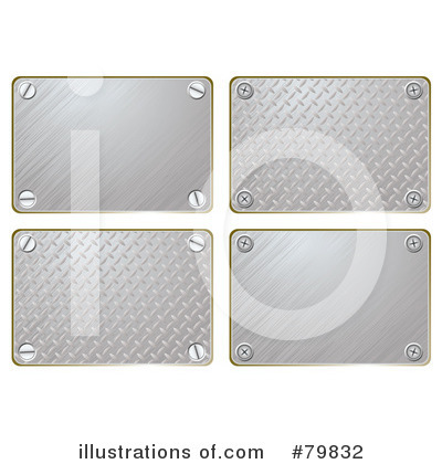 Royalty-Free (RF) Metal Plate Clipart Illustration by michaeltravers - Stock Sample #79832