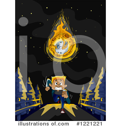 Royalty-Free (RF) Meteor Clipart Illustration by BNP Design Studio - Stock Sample #1221221