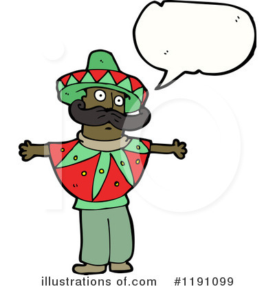 Royalty-Free (RF) Mexican Clipart Illustration by lineartestpilot - Stock Sample #1191099