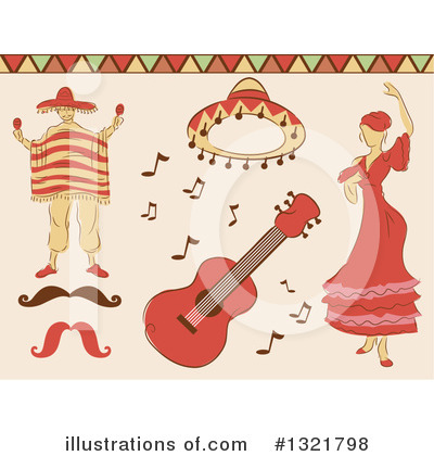 Royalty-Free (RF) Mexican Clipart Illustration by BNP Design Studio - Stock Sample #1321798