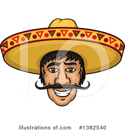 Royalty-Free (RF) Mexican Clipart Illustration by Vector Tradition SM - Stock Sample #1382540