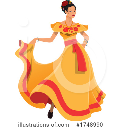 Royalty-Free (RF) Mexican Clipart Illustration by Vector Tradition SM - Stock Sample #1748990