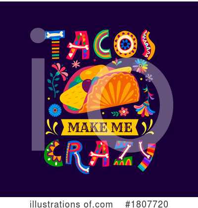 Mexican Cuisine Clipart #1807720 by Vector Tradition SM