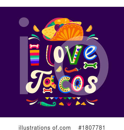 Taco Clipart #1807781 by Vector Tradition SM