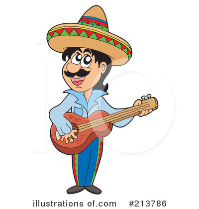 Royalty-Free (RF) Mexican Clipart Illustration by visekart - Stock Sample #213786