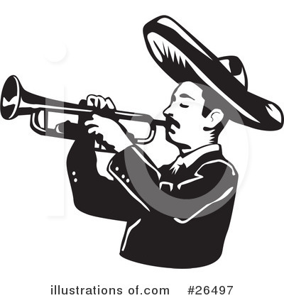 Trumpet Clipart #26497 by David Rey