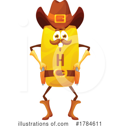 Cowboy Clipart #1784611 by Vector Tradition SM
