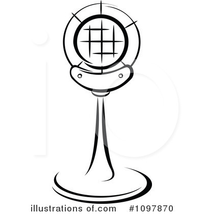 Royalty-Free (RF) Microphone Clipart Illustration by Vector Tradition SM - Stock Sample #1097870
