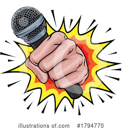 Microphone Clipart #1794770 by AtStockIllustration