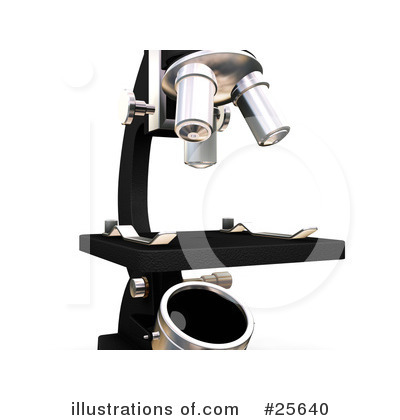Royalty-Free (RF) Microscope Clipart Illustration by KJ Pargeter - Stock Sample #25640